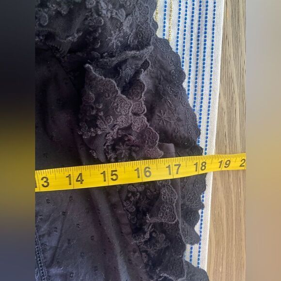 Ulla Johnson Bea Black  Midi Dress Embroidered  Ruffles Sleeve Sz 8 NWT - Picture 16 of 17